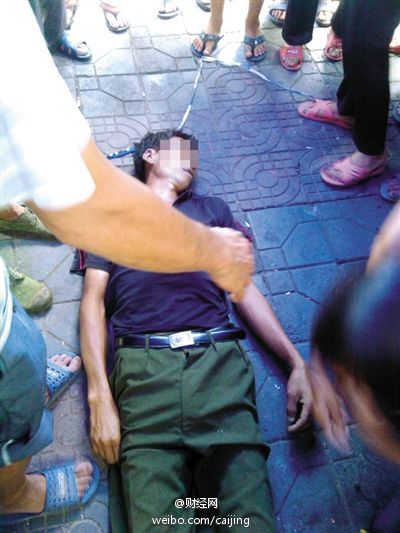 湖南瓜农遭城管持秤砣重击头部死亡