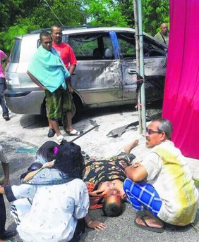 马来西亚一男子遭包裹炸弹袭击 当场身亡