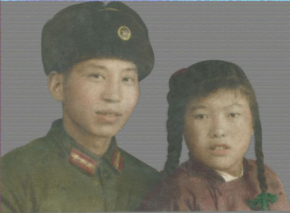 1964年父亲母亲结婚照
